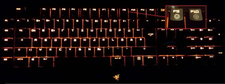 Razer BlackWidow Ultimate Battlefield 4 Edition Tastenbeleuchtung