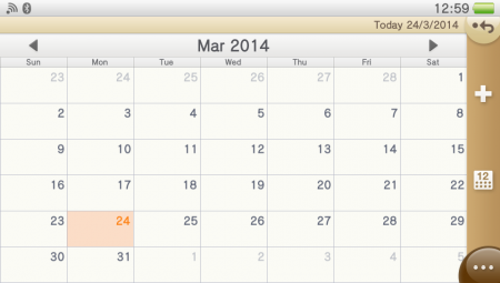 Playstation Vita Kalender App