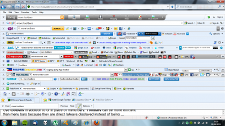 More Toolbars