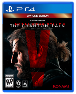 Das originale Boxart mit dem Schriftzug "A Hideo Kojima Game"