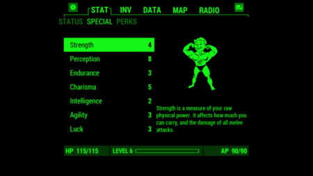 Pip-Boy Stats