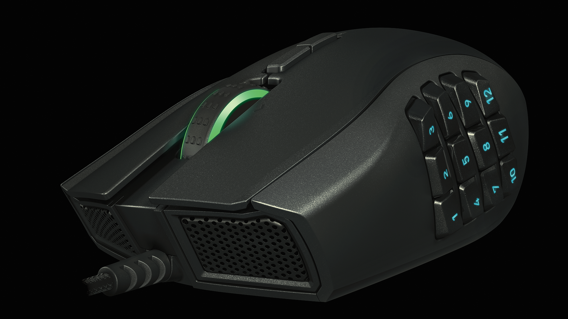 razer naga chroma-fronside view