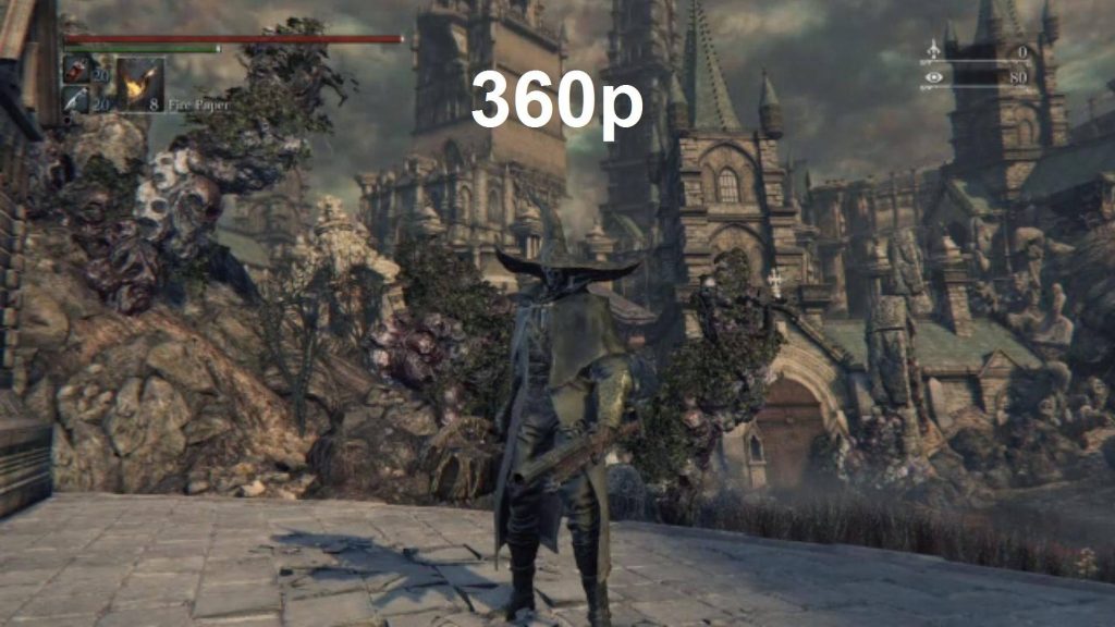 PS4 Remote Bloodborne 360p