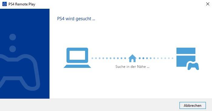 PS4 Remote Suche