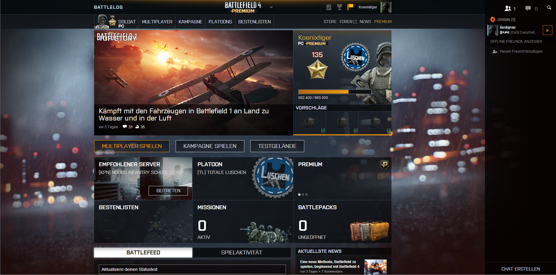 Battlefield Bald kein Battlelog mehr? ShootersZene