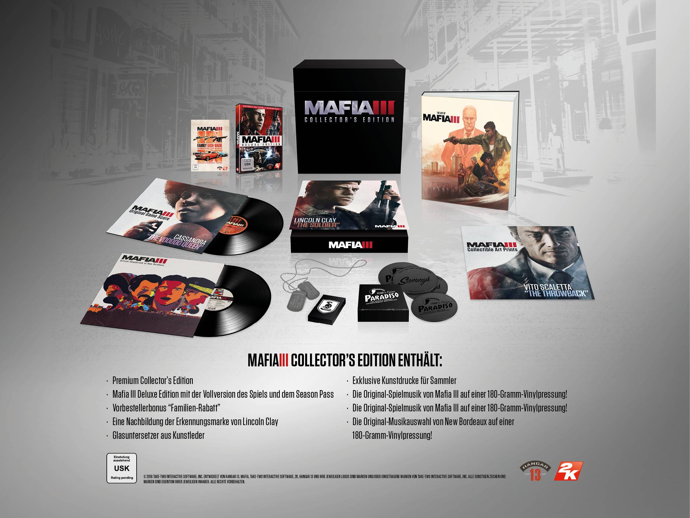 Mafia 3 Collectors Edition