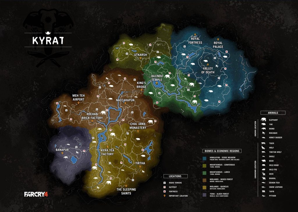 Far Cry 4: Werft einen Blick auf die komplette Map - Shooter-sZene